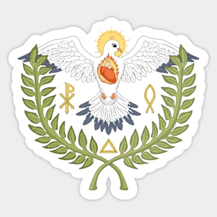 holy dove Sticker